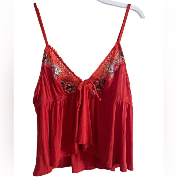 Savage X Fenty Orange Floral Intimate Dolled Up Lace Set - Picture 11 of 17